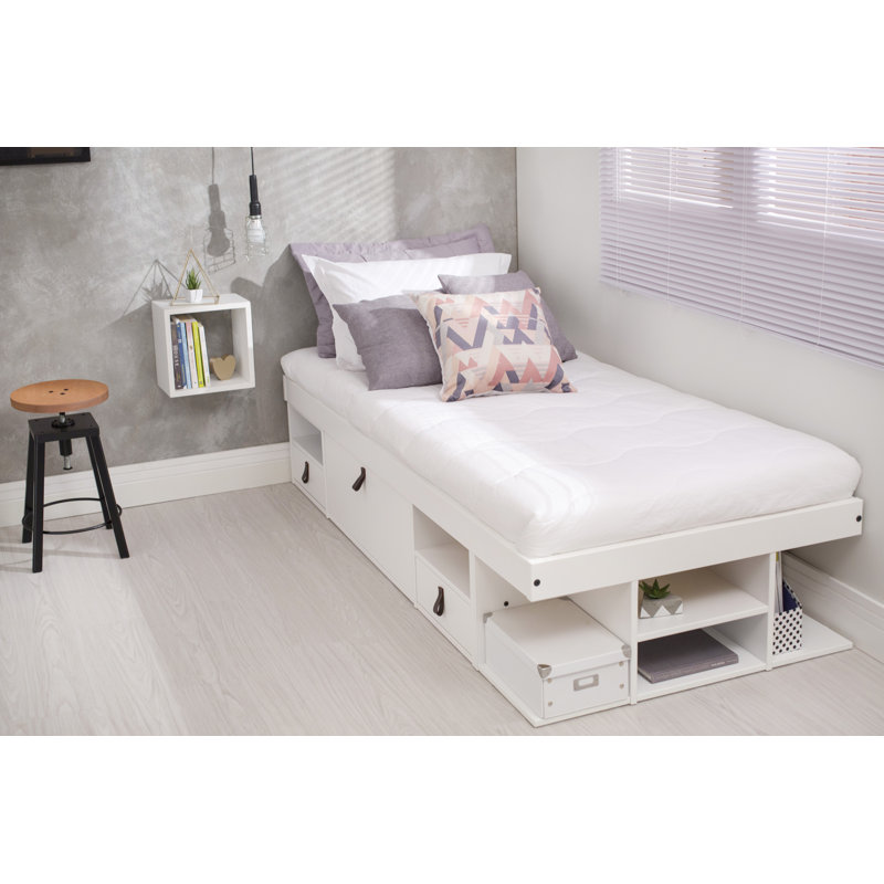 Latitude Run® Pharr Low Profile Storage Platform Bed & Reviews Wayfair